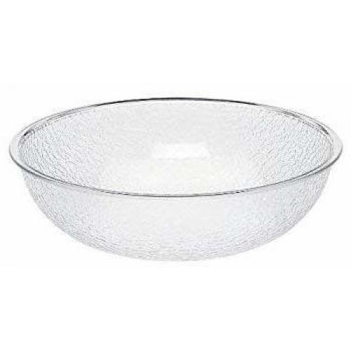 Round Bowl - Pebbled - Polycarbonate - Clear - 25cm (10&quot;)