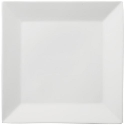 Square Plate - Porcelain - Titan - 21.5cm (8.5&quot;)