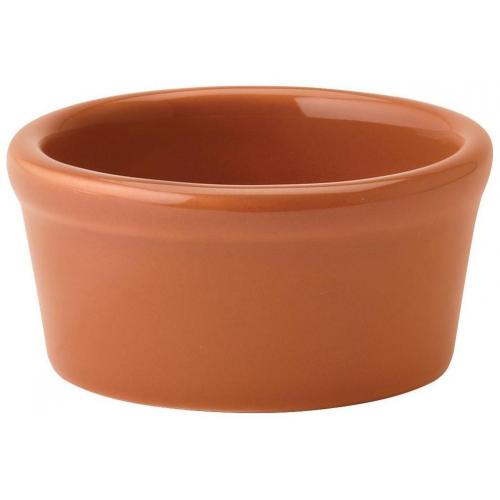 Tapas Dish - Deep - Porcelain - Titan - Brown - 7.5cm (3&quot;)