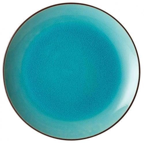 Coupe Plate - Soho - Aqua - 25cm (10&quot;)