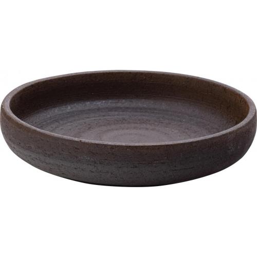 Round Low Dish - Terracotta - Fuji - Brown - 15cm (6&quot;)