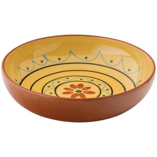 Round Bowl - Terracotta - Fiesta - Yellow 18cm (7&quot;) - 84cl ( 29.5oz)