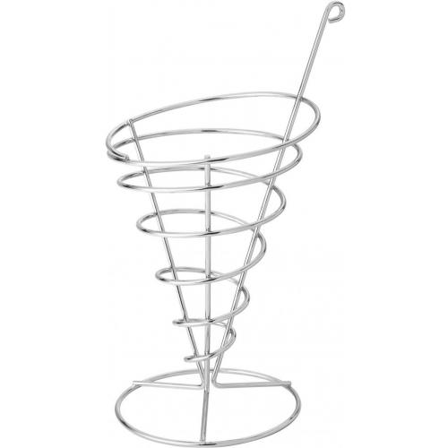 Appetiser - Silver Wire Cone - 22cm (8.7&quot;)