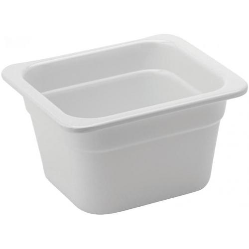 Gastronorm - Melamine - White - 1/6GN - 6.5cm (2.6&quot;) Deep