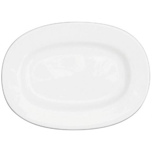 Oval Dish - Rimmed - Churchill&#39;s - Alchemy White - 28cm (11&quot;)