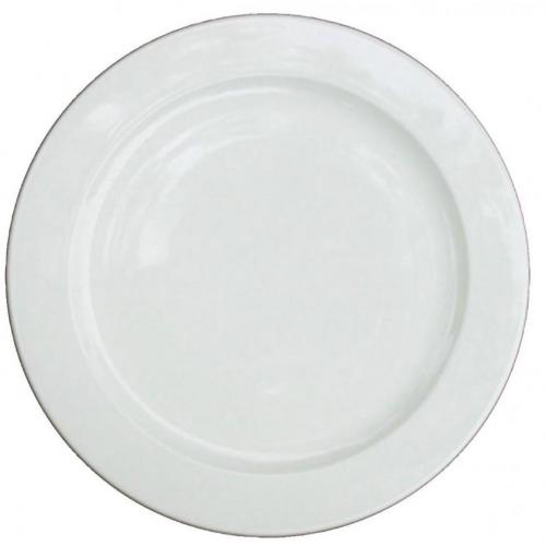 Wide Rim Plate - Churchill&#39;s - Alchemy White - 20.3cm (8&quot;)