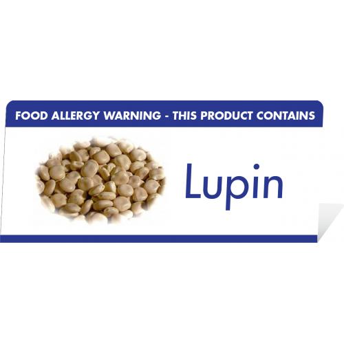 Lupin Allergy Warning - Table Sign