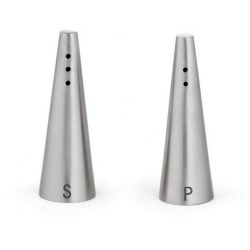 Salt & Pepper - Shaker Set - Conical - Stainless Steel