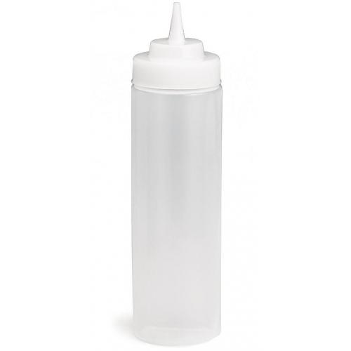 Squeeze Bottle - Wide Mouth - Clear - 71cl (24oz) - 63mm diameter