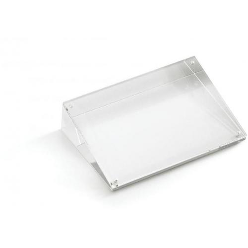 Card Holder - Slanted - Rectangular - Acrylic - 15cm (6&quot;)