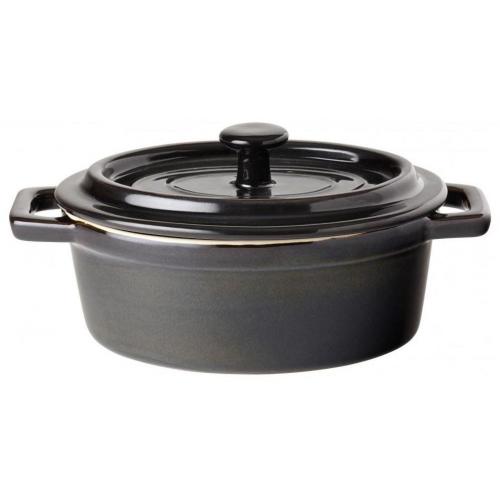 Casserole - Oval - Midnight - Black - 48cl (17oz)