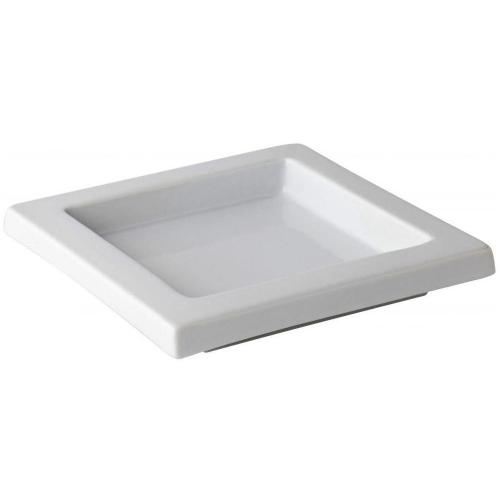 Square Tray -  Gourmet - Porcelain - Titan - 15cm (6&quot;)