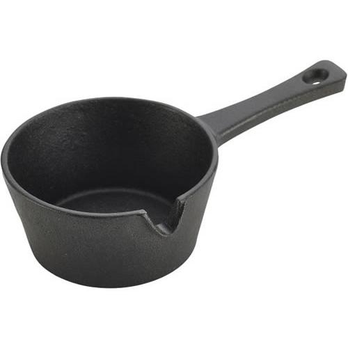 Saucepan - Cast Iron - Mini  - 4.5x9.7cm (1.8x3.8&quot;)