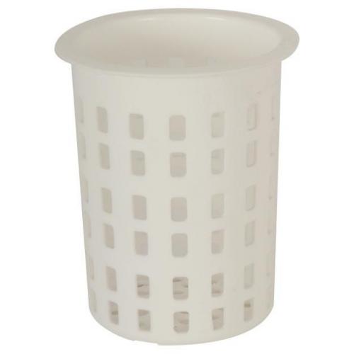 Cutlery Cylinder - Plastic - White
