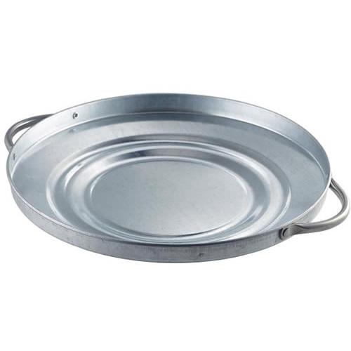 Mock Dustbin Serving Bin Lid - Galvanised Steel - 27.5cm (10.8&quot;)