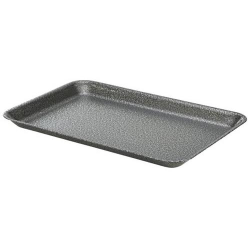 Serving Tray - Rectangular - Hammered Finish - Galvanised Steel - 37cm (14.6&quot;)