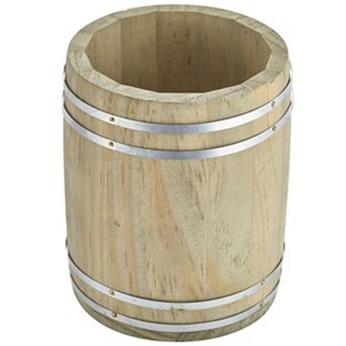 Miniature Wooden Barrel - Light Brown - 11.5cm (4.5&quot;)