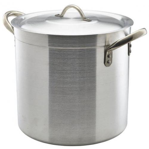 Stewpan & Lid - Deep - Aluminium - 17L (3.74 gal) - 28cm (11&quot;)