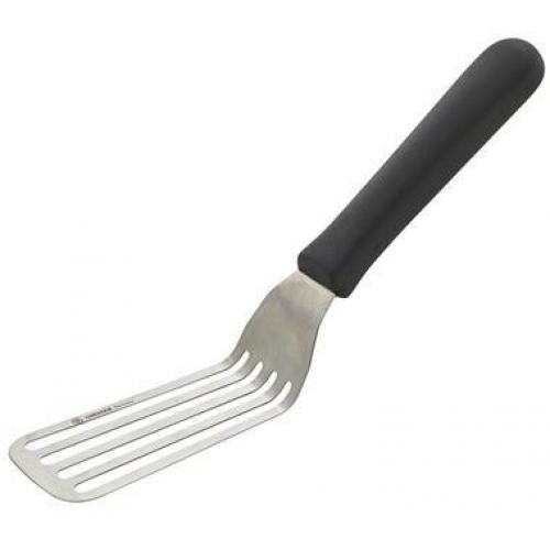 Food Turner - Flexible Slotted Blade - Cranked Plastic Handle - 21cm (8.25&quot;)