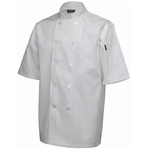Chef&#39;s Jacket - Standard Short Sleeve - White - X Small