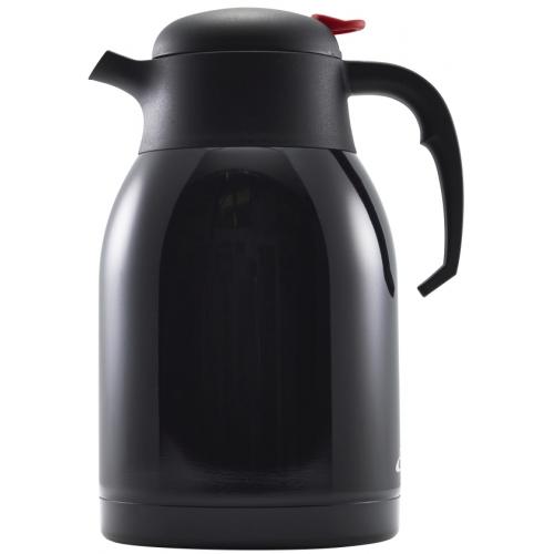 Vacuum Jug - Push Button - Black - Stainless Steel - 2L