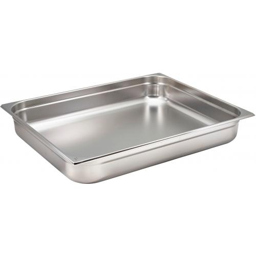 Gastronorm - Stainless Steel - 2/1GN - 10cm (4&quot;) Deep