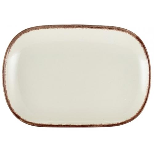 Plate - Rectangular - Terra Stoneware - Sereno - Brown - 24cm (9.5&quot;)