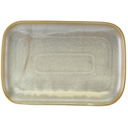 Plate - Rectangular - Terra Porcelain - Matt Grey - 34.5cm (13.6&quot;)