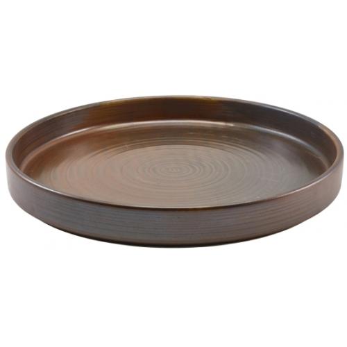 Presentation Plate - Terra Porcelain - Rustic Copper - 26cm (10.25&quot;)