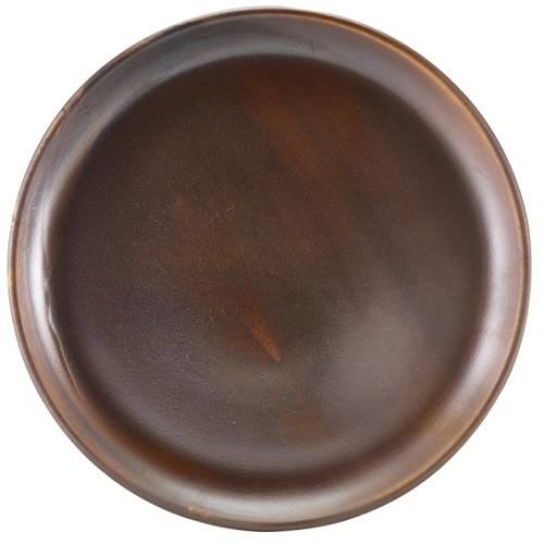 Coupe Plate - Terra Porcelain - Rustic Copper - 27.5cm (10.75&quot;)