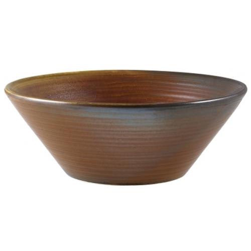 Conical Bowl - Terra Porcelain - Rustic Copper - 54.5cl (19.2oz)