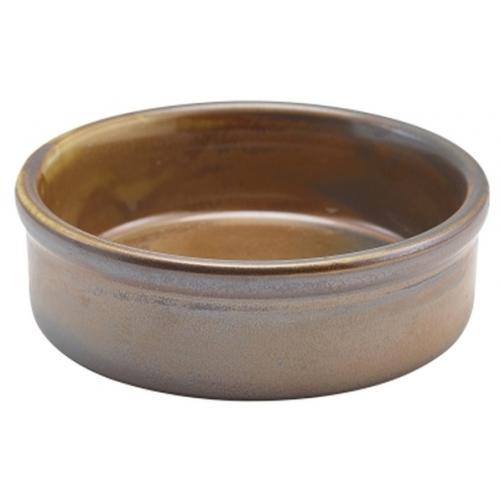 Tapas Dish - Terra Porcelain - Rustic Copper - 10cm (4&quot;)