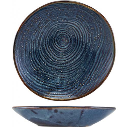 Coupe Bowl - Organic - Terra Porcelain - Aqua Blue - 21.5cm (8.5&quot;)