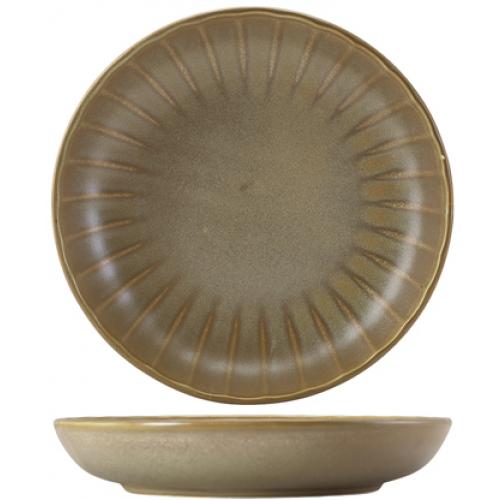 Coupe Bowl - Scalloped - Terra Porcelain - Matt Grey - 1.4L (49.25oz)