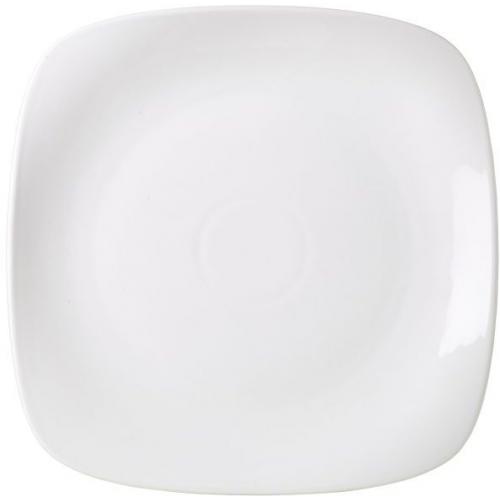 Rounded Square Plate - Porcelain - 27cm (10.5&quot;)