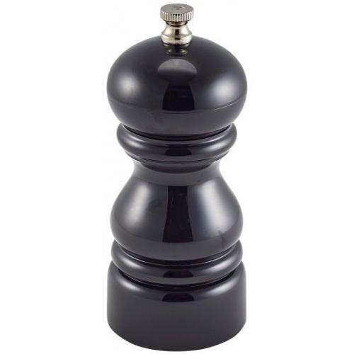 Salt or Pepper Mill - Black - Acrylic - 13cm (5&quot;)