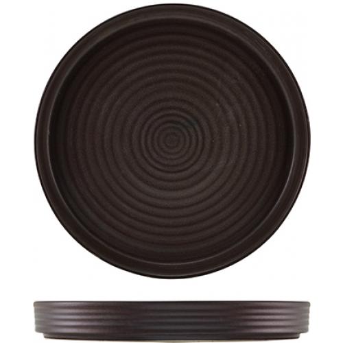 Presentation Plate - Antigo - Terra Stoneware - Grey - 21cm (8.25&quot;)