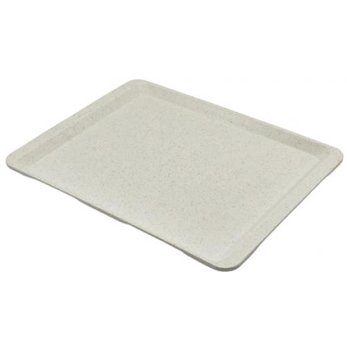 Serving Tray - Oblong - Polyester - White - 42.5cm (16.75&quot;)