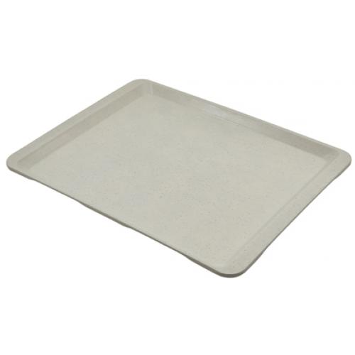 Serving Tray - Oblong - Polyester - Light Grey - 42.5cm (16.75&quot;)