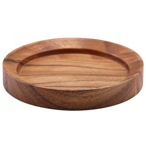 Round Serving Board - Acacia Wood - 17cm (6.75&quot;)