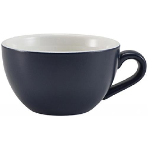 Beverage Cup - Bowl Shaped - Porcelain - Matt Blue - 17.5cl (6oz)