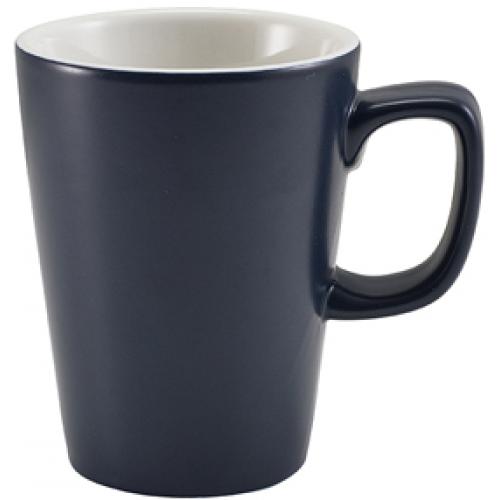 Latte Mug - Porcelain - Matt Blue - 34cl (12oz)