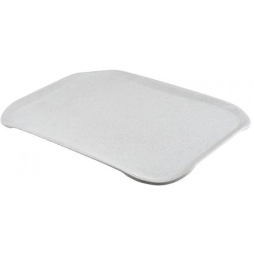 Serving Tray - Oblong - Polyester - White - 43cm (17&quot;)