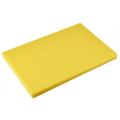 Chopping Board - Low Density - Yellow - 45.7cm (18&quot;) - 2.5cm (1&quot;) Deep