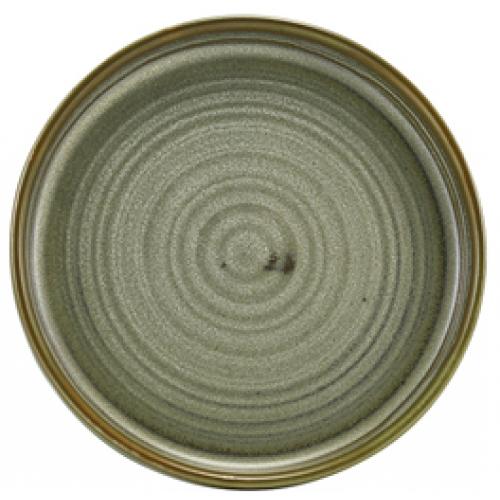 Presentation Plate - Low Profile - Terra Porcelain - Matt Grey - 14cm (5.5&quot;)