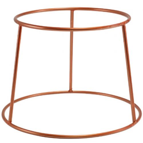 Buffet Riser - Anti-Slip Coated - Round - Copper - 18cm (7&quot;)