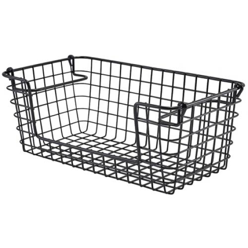 Display Basket - Open Sided - Wire - Black - GN 1/3