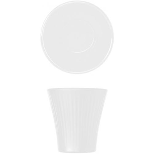 Conical Pot - Flared - Melamine - Boston - Opulence White - 8cm (3&quot;) - 15cl (5.25oz)