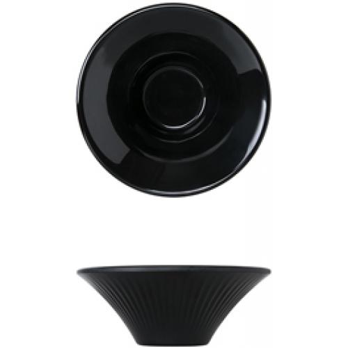 Conical Bowl - Flared - Melamine - Boston - Midnight Black - 11.5cm (4.5&quot;) - 11cl (4oz)