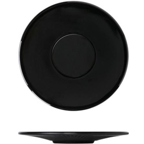 Round Plate - Melamine - Boston - Midnight Black - 17.5cm (7&quot;)